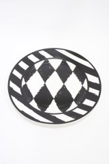 KILL STAR / Calagari Side Plate  白×黒 H-25-10-30-040-SL-ZA-KB-ZT-W003