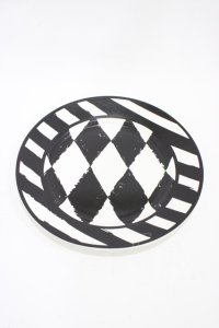 KILL STAR / Calagari Side Plate  白×黒 H-25-10-30-040-SL-ZA-KB-ZT-W003