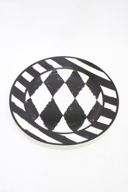 画像1: KILL STAR / Calagari Side Plate  白×黒 H-25-10-30-040-SL-ZA-KB-ZH