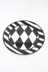 KILL STAR / Calagari Side Plate  白×黒 H-25-10-30-041-SL-ZA-KB-ZT-W003