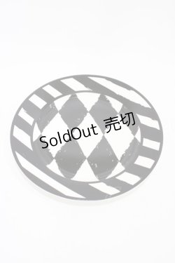 画像1: 【SALE】KILL STAR / Calagari Side Plate  白×黒 H-25-10-30-041-SL-ZA-KB-ZT-W003