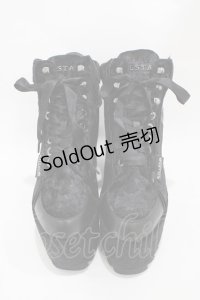 KILL STAR / MALICE PLATFORM TRAINERS UK8 ブラック H-25-10-30-042-SL-SH-KB-ZH