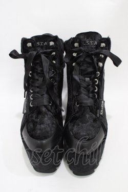 画像1: KILL STAR / MALICE PLATFORM TRAINERS UK8 ブラック H-25-10-30-042-SL-SH-KB-ZH