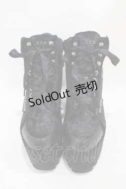 画像1: KILL STAR / MALICE PLATFORM TRAINERS UK8 ブラック H-25-10-30-042-SL-SH-KB-ZH