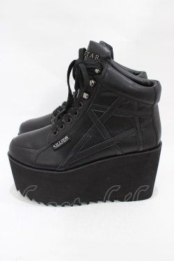 画像2: KILL STAR / MALICE PLATFORM TRAINERS UK9(約26cm) ブラック H-25-10-30-043-SL-SH-KB-ZH