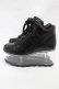 画像2: YRU / Qloud Qozmo Black Platform Sneakers 23.0cm ブラック H-25-10-30-045-PU-SH-KB-ZH (2)