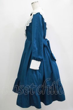 画像2: axes femme kawaii / クラシックドールワンピース M ブルー H-25-11-01-026-AX-OP-NS-ZH