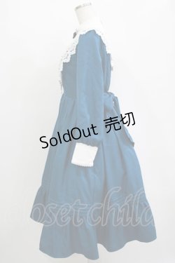 画像2: axes femme kawaii / クラシックドールワンピース M ブルー H-25-11-01-026-AX-OP-NS-ZH