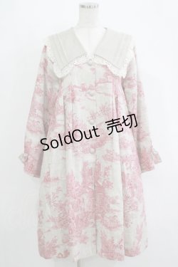 画像1: SERAPHIM / トワルドジュイのリネンコート Free Red H-25-11-01-027-LO-CO-NS-ZH