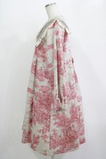 画像2: SERAPHIM / トワルドジュイのリネンコート Free Red H-25-11-01-027-LO-CO-NS-ZH (2)