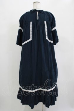 画像3: SERAPHIM / 押し花標本のドレス Free ネイビー H-25-11-01-028-LO-OP-NS-ZH