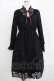 画像1: Amavel / Antique Laceミドルワンピース Free ブラック H-25-11-01-030-CA-OP-NS-ZH (1)