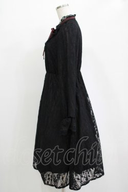 画像2: Amavel / Antique Laceミドルワンピース Free ブラック H-25-11-01-030-CA-OP-NS-ZH