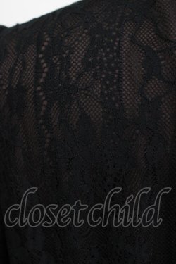 画像4: Amavel / Antique Laceミドルワンピース Free ブラック H-25-11-01-030-CA-OP-NS-ZH