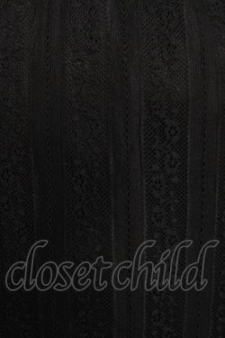 画像4: axes femme kawaii / 総レースノースリーブワンピース M ブラック H-25-11-01-032-AX-OP-NS-ZH