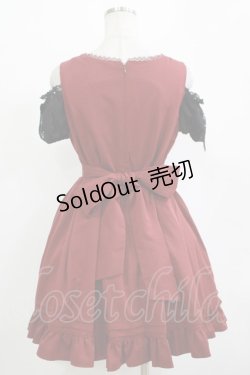 画像3: Secret Honey / オフショルドッキングワンピース Free ワイン H-25-11-01-034-CA-OP-NS-ZH