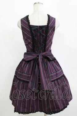 画像3: BABY,THE STARS SHINE BRIGHT / レジメンタルクラウンジャンパースカート Free パープル H-25-11-01-036-BA-OP-NS-ZH