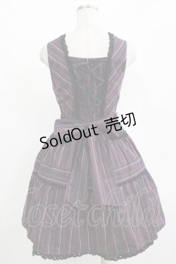 画像3: BABY,THE STARS SHINE BRIGHT / レジメンタルクラウンジャンパースカート Free パープル H-25-11-01-036-BA-OP-NS-ZH