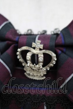 画像4: BABY,THE STARS SHINE BRIGHT / レジメンタルクラウンジャンパースカート Free パープル H-25-11-01-036-BA-OP-NS-ZH