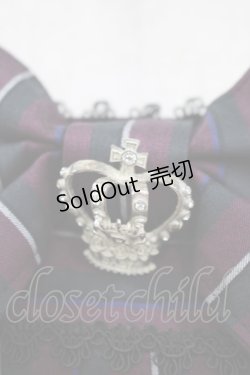 画像4: BABY,THE STARS SHINE BRIGHT / レジメンタルクラウンジャンパースカート Free パープル H-25-11-01-036-BA-OP-NS-ZH