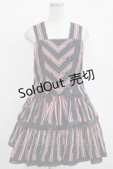 BABY,THE STARS SHINE BRIGHT / ブリテッシュレジメンタルサロペット Free ネイビー H-25-11-01-039-BA-OP-NS-ZH