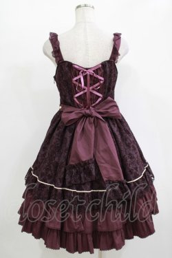 画像3: BABY,THE STARS SHINE BRIGHT / Floralレースフロッキージャンパースカート Free パープル H-25-11-01-004-BA-OP-NS-ZH