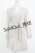 axes femme / レース重ねクラシックコート M ベージュ H-25-11-01-041-AX-CO-NS-ZH
