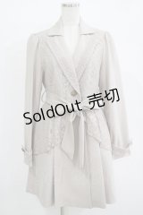 axes femme / レース重ねクラシックコート M ベージュ H-25-11-01-041-AX-CO-NS-ZH