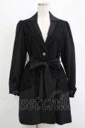axes femme / レース重ねクラシックコート M ブラック H-25-11-01-042-AX-CO-NS-ZH