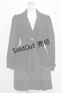 axes femme / レース重ねクラシックコート M ブラック H-25-11-01-042-AX-CO-NS-ZH