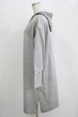 画像2: LIEF / ロゴプリントパーカーワンピース Free グレー H-25-11-01-043-LO-OP-NS-ZH