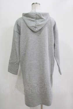 画像3: LIEF / ロゴプリントパーカーワンピース Free グレー H-25-11-01-043-LO-OP-NS-ZH