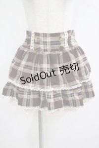 LIZ LISA / チェックスカート Free ブラウン H-25-11-01-046-LO-SK-NS-ZH