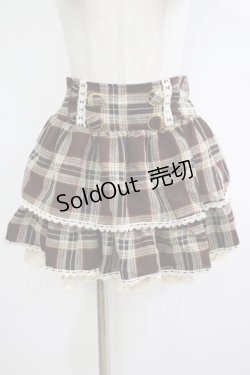 画像1: LIZ LISA / チェックスカート Free ブラウン H-25-11-01-046-LO-SK-NS-ZH