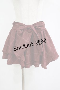 画像1: LIZ LISA / チェックスカパン Free ボルドー H-25-11-01-048-LO-PA-NS-ZH