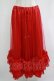 画像1: Miss Danger（海外ロリータブランド） / チュールロングペチコート Free レッド H-25-11-01-050-PU-SK-NS-ZH (1)