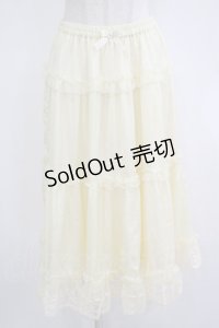 m petit by misako / NINA'Sコラボペチスカート M アイボリー H-25-11-01-051-LO-SK-NS-ZH