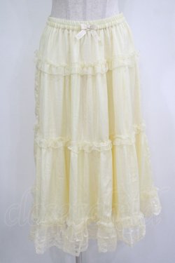 画像1: m petit by misako / NINA'Sコラボペチスカート M アイボリー H-25-11-01-051-LO-SK-NS-ZH