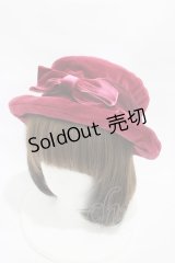 Jane Marple / ロイヤル別珍のハット  ボルドー H-25-11-01-1001-JM-AC-KB-ZH