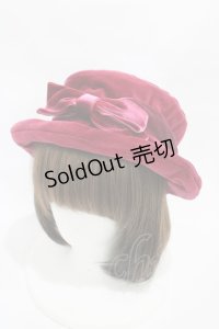 Jane Marple / ロイヤル別珍のハット  ボルドー H-25-11-01-1001-JM-AC-KB-ZH