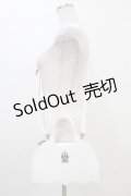 Moi-meme-Moitie / 蝙蝠2Wayバッグ  白 H-25-11-01-1004-MO-BG-KB-ZH
