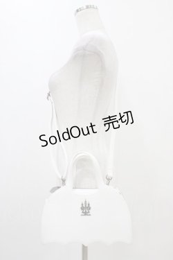 画像1: Moi-meme-Moitie / 蝙蝠2Wayバッグ  白 H-25-11-01-1004-MO-BG-KB-ZH