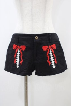 画像1: HYPER CORE / UNTIEショートパンツ  ブラック H-25-11-01-1027-PU-PA-KB-ZH