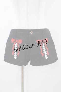 画像1: HYPER CORE / UNTIEショートパンツ  ブラック H-25-11-01-1027-PU-PA-KB-ZH