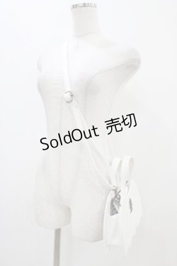 画像2: Moi-meme-Moitie / 蝙蝠2Wayバッグ  白 H-25-11-01-1004-MO-BG-KB-ZH