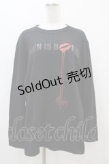 MILKBOY / Heaven is BORING L.S. Tee  ブラック H-25-11-01-1035-MB-TO-KB-ZH