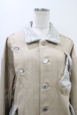 画像4: MILKBOY / ARM RIPPED JACKET  ベージュ×グレーマーブル H-25-11-01-1005-MB-JA-KB-ZH