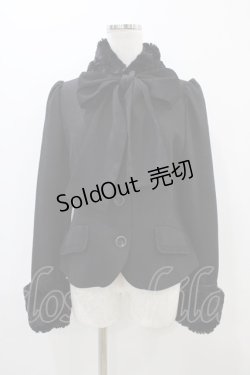 画像1: Sheglit / "Hansel"ショートコート M ブラック H-25-11-01-1006-EL-CO-KB-ZH