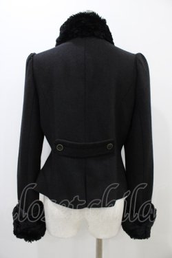 画像2: Sheglit / "Hansel"ショートコート M ブラック H-25-11-01-1006-EL-CO-KB-ZH