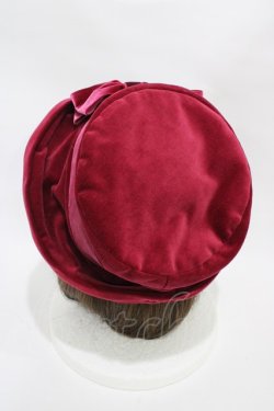 画像2: Jane Marple / ロイヤル別珍のハット  ボルドー H-25-11-01-1001-JM-AC-KB-ZH